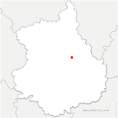 carte de localisation de Champhol