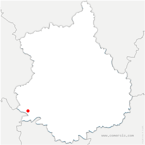 carte de localisation de Charbonnières