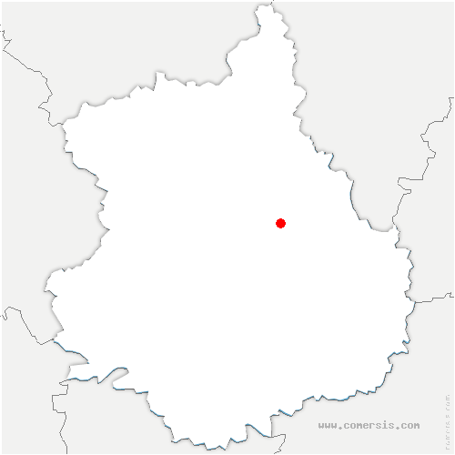 carte de localisation de Chartres