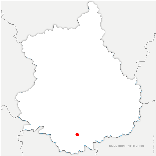 carte de localisation de Châteaudun