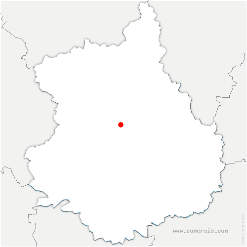 carte de localisation de Châteauneuf-sur-Loire