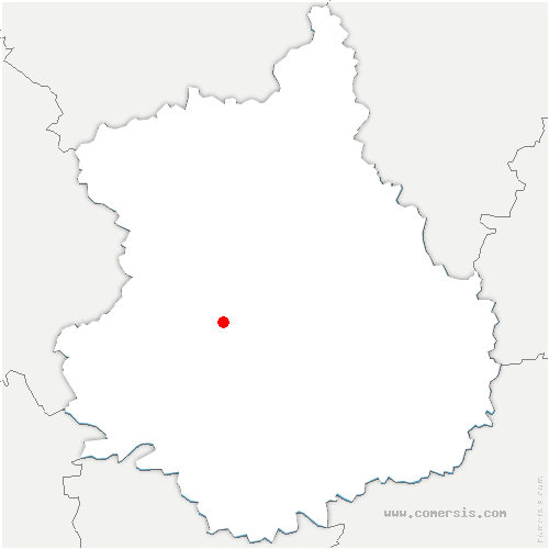 carte de localisation des Châtelliers-Notre-Dame