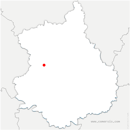 carte de localisation de Chécy