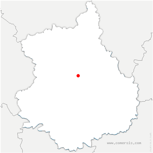 carte de localisation de Cintray