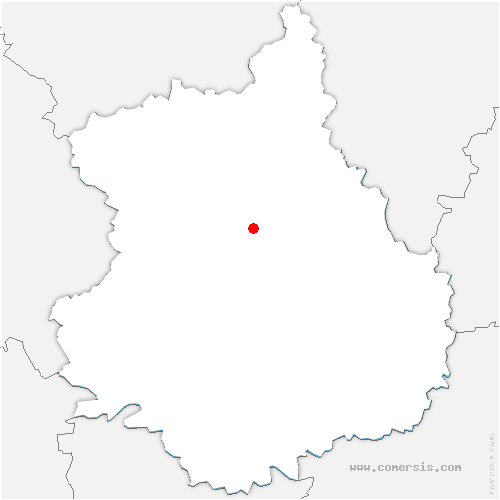 carte de localisation de Combreux