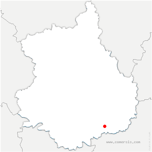carte de localisation de Courbehaye