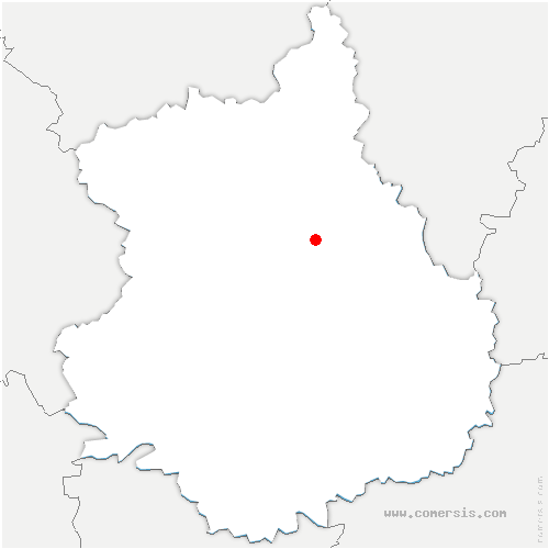 carte de localisation de Courbouzon