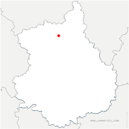 carte de localisation de Crécy-Couvé