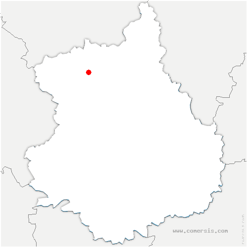 carte de localisation de Crottes-en-Pithiverais