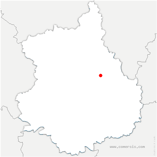 carte de localisation de Crouy-sur-Cosson