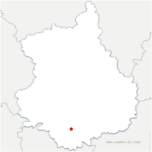 carte de localisation de Donnemain-Saint-Mamès