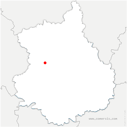carte de localisation de Favril