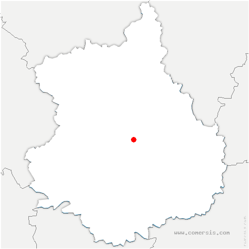 carte de localisation de Fontenay-sur-Eure