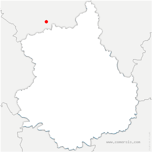 carte de localisation de la Fontenelle