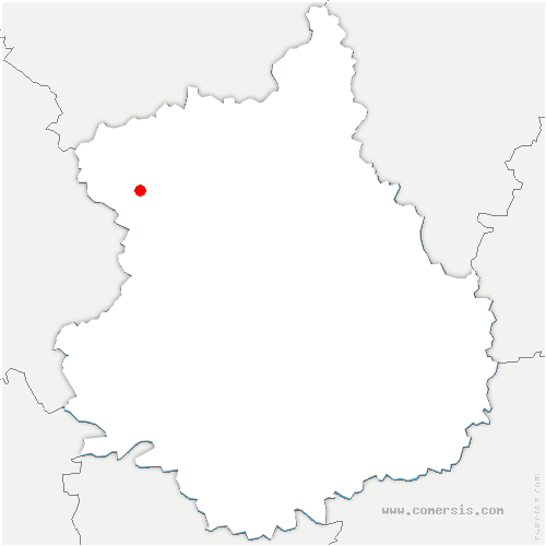 carte de localisation de Framboisière