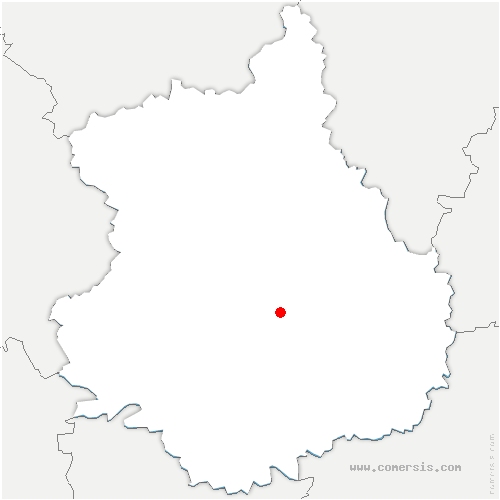 carte de localisation de Fresnay-le-Comte