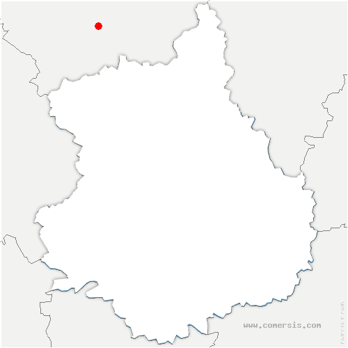 carte de localisation du Gault-Perche