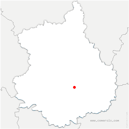 carte de localisation du Gault-Saint-Denis