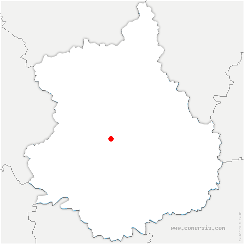 carte de localisation de Germigny-des-Prés