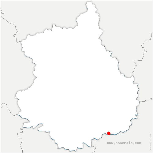 carte de localisation de Guillonville