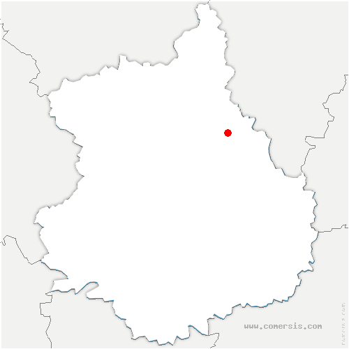 carte de localisation de Houx