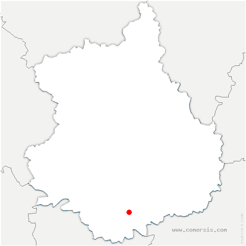 carte de localisation de Jallans