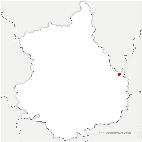 carte de localisation de Lamotte-Beuvron