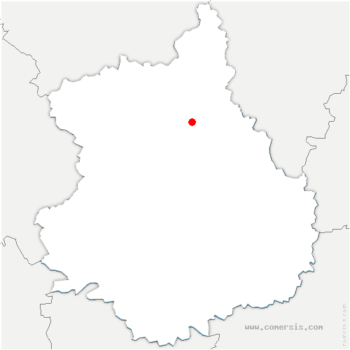 carte de localisation de Lorges