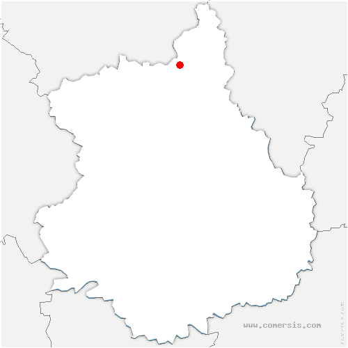 carte de localisation de Membrolles