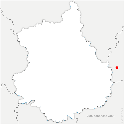 carte de localisation des Menus