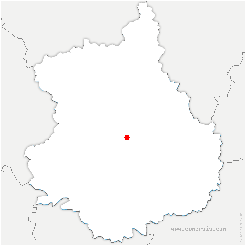 carte de localisation de Meslay-le-Grenet