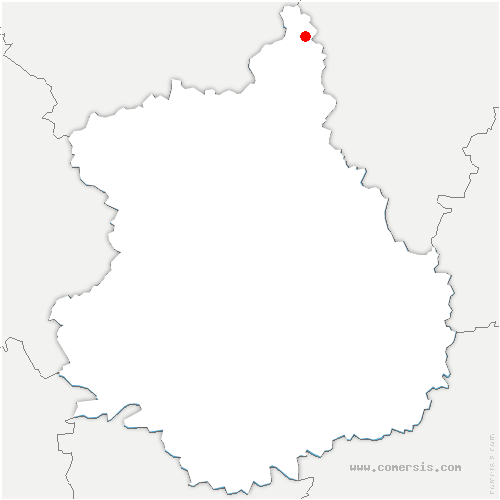 carte de localisation de Mesnil-Simon