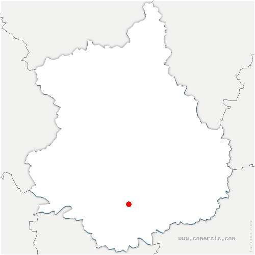 carte de localisation de Moléans