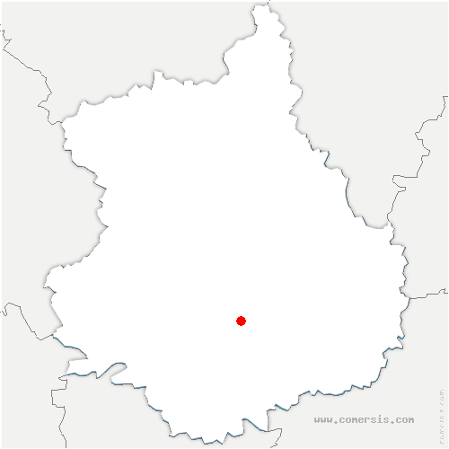 carte de localisation de Montboissier