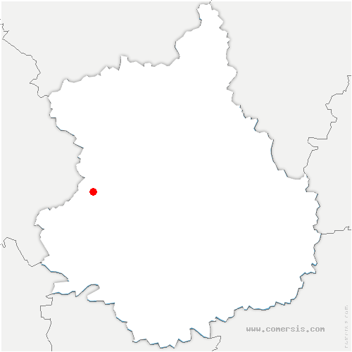 carte de localisation de Montlandon
