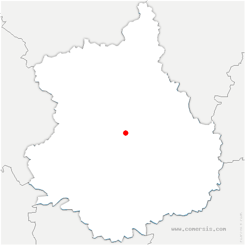 carte de localisation de Nogent-sur-Eure