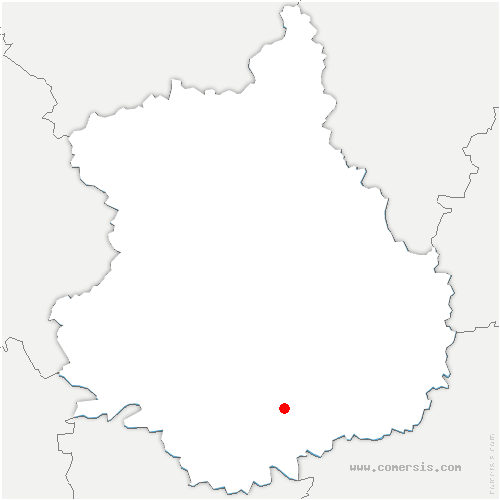 carte de localisation de Nonancourt