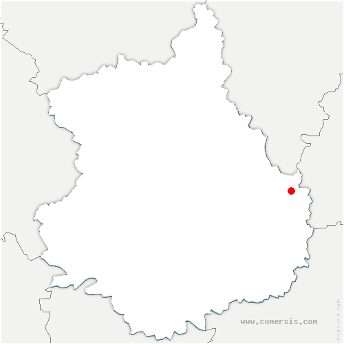 carte de localisation de Nouan-le-Fuzelier