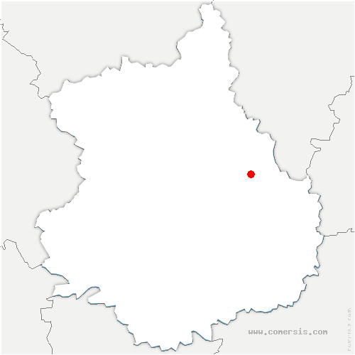 carte de localisation de Oinville-sous-Auneau