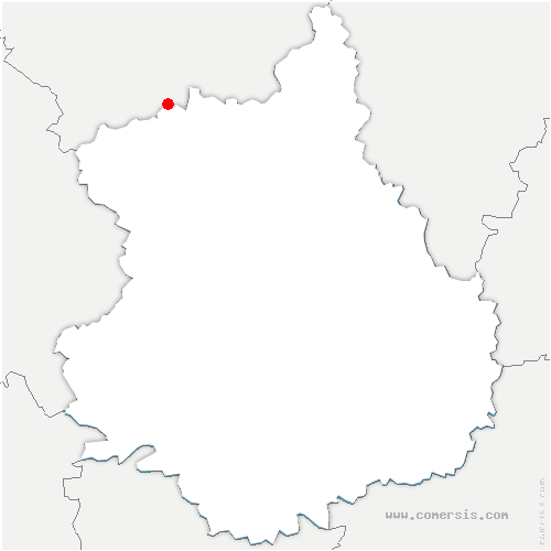 carte de localisation d'Outarville