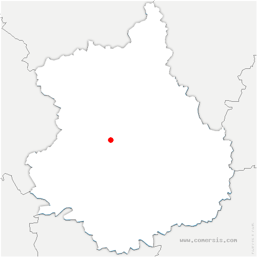 carte de localisation d'Ouvrouer-les-Champs