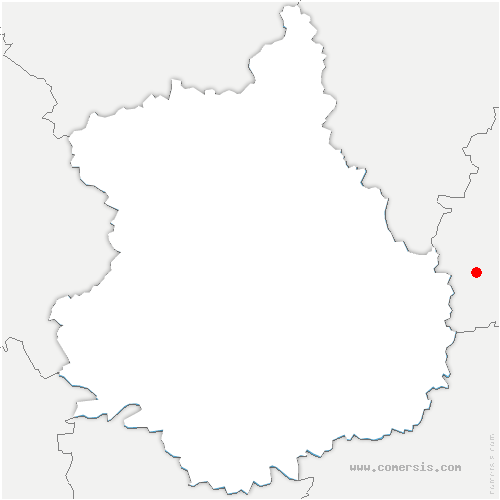 carte de localisation du Pas-Saint-l'Homer