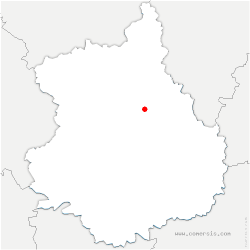 carte de localisation de Poisvilliers
