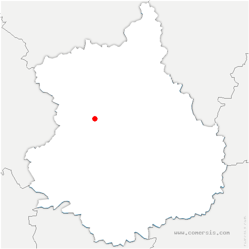 carte de localisation de Pontgouin