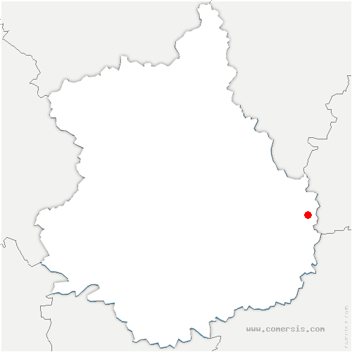 carte de localisation de Rémalard-en-Perche