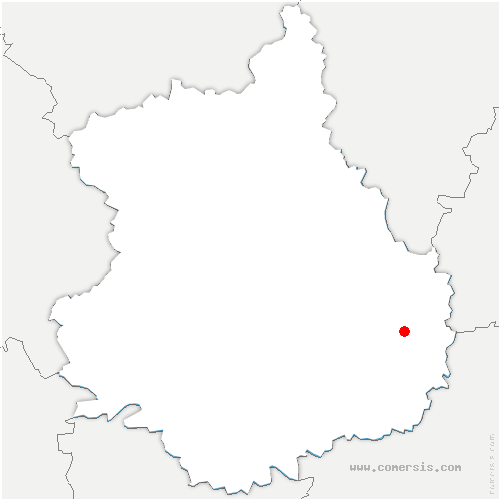 carte de localisation de Saint-Aubin-des-Grois