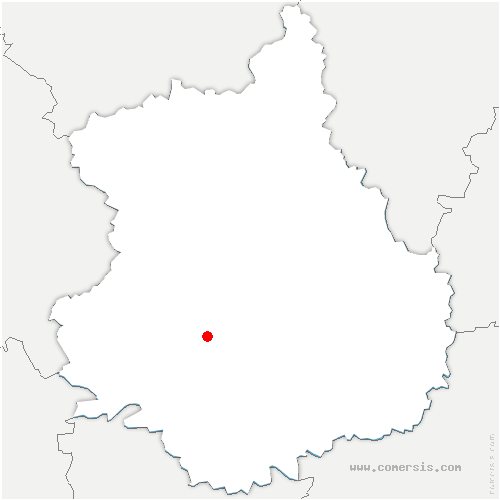 carte de localisation de Saint-Avit-les-Guespières
