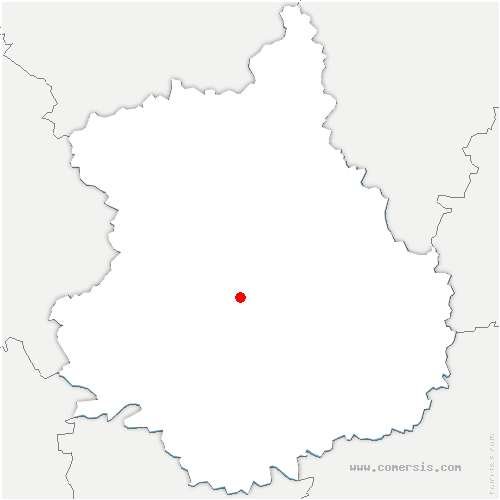 carte de localisation de Saint-Benoît-sur-Loire