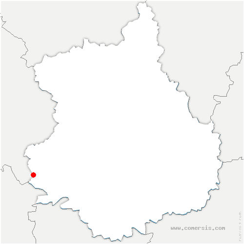 carte de localisation de Saint-Bomer