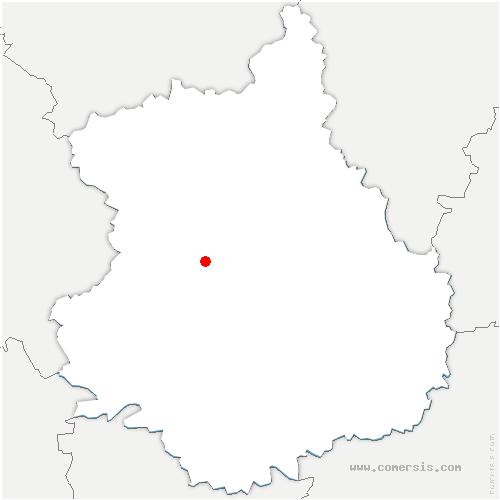 carte de localisation de Saint-Germain-le-Gaillard